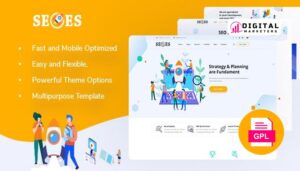 Seoes Marketing Agency WordPress Theme v1.0.2 [GPL]
