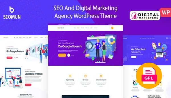 Seomun | Digital Marketing Agency WordPress Theme v1.0.6 [GPL]