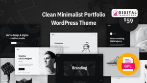 Sixten Minimalist Portfolio WordPress Theme v2.0.3 [GPL]