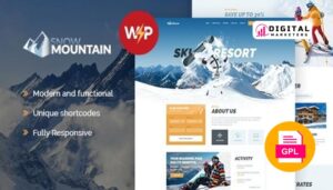 Snow Mountain | Ski Resort & Snowboard School WP v1.2.4 [GPL]