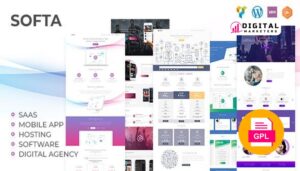 Softa SaaS, Software & WebApp WordPress v1.3.7 [GPL]