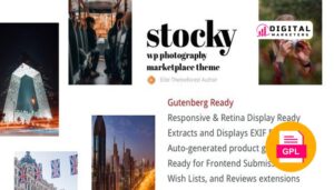 Stocky A Stock Photography Marketplace Theme v2.0.0 [GPL]