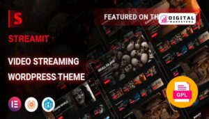 Streamit Video Streaming WordPress Theme + RTL v4.0.3 [GPL]