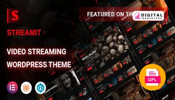 Streamit Video Streaming WordPress Theme + RTL v4.0.3 [GPL]