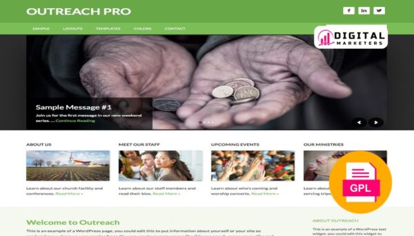 StudioPress Outreach Pro Genesis WordPress Theme v3.1.2 [GPL]