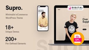 Supro Minimalist AJAX WooCommerce WordPress Theme v1.8.2 [GPL]