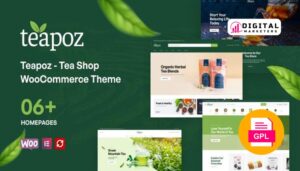 Teapoz Tea Shop WooCommerce Theme v1.1.3 [GPL]