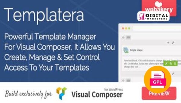 TemplateraTemplate Manager for Visual Composer v2.0.4 [GPL]