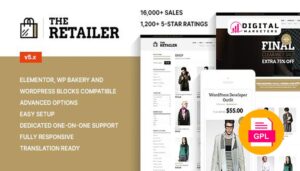 The Retailer Premium WooCommerce Theme v6.3 [GPL]