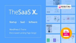 TheSaaS X | Responsive SaaS, Startup & Business WordPress Theme v1.1.5 [GPL]