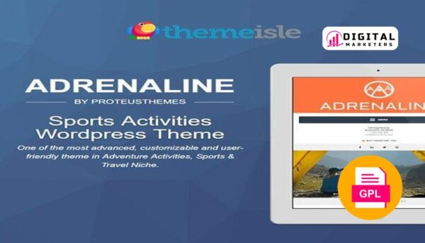 ThemeIsle Adrenaline PT WordPress Theme v1.8.1 [GPL]