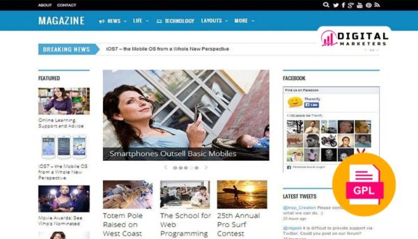 Themify Magazine WordPress Theme v5.6.0 [GPL]