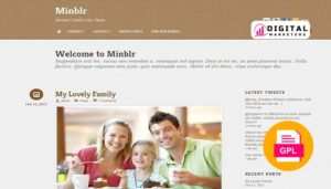 Themify Minblr WordPress Theme v5.6.0 [GPL]