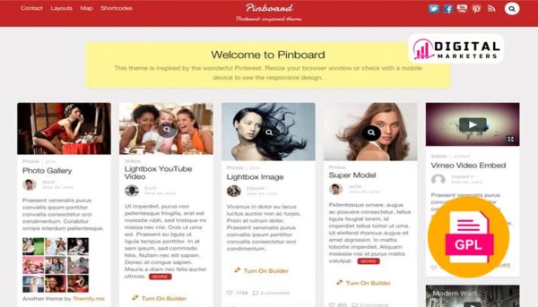 Themify Pinboard WordPress Theme v5.6.0 [GPL]