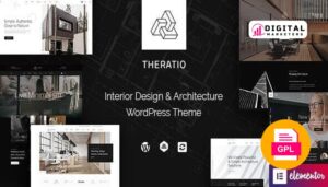 Theratio Architecture & Interior Design Elementor WordPress Theme v1.3.8.2 [GPL]