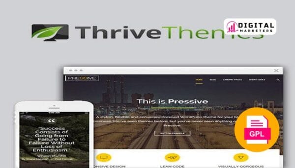 Thrive Themes Pressive WordPress Theme v2.11.1 [GPL]