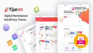 Tijarah Digital Marketplace WooCommerce Theme v1.3.9 [GPL]