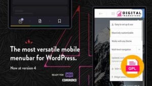 TouchyWordPress Mobile Menu Plugin v4.7 [GPL]