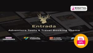 Tour Booking Tour Adventure WordPress Theme Entrada v4.2.7 [GPL]
