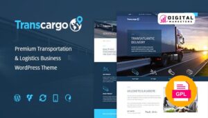 Transcargo Transportation WordPress Theme for Logistics v2.9.1 [GPL]