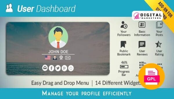 UserPro  DashBoard v3.7 [GPL]