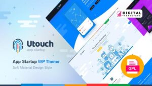 Utouch Startup | Multi-Purpose Business and Digital Technology WordPress Theme v3.3.4 [GPL]