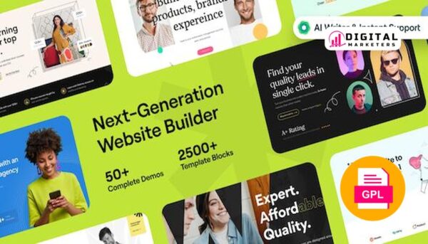 Vault Multi-Purpose Elementor WordPress Theme v2.1.1 [GPL]