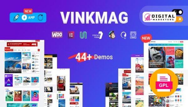 Vinkmag | Multi-concept Creative Newspaper News Magazine WordPress Theme v4.5 [GPL]