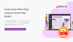 WP Admin Pages PRO v1.8.5 [GPL]