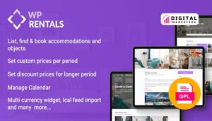 WP Rentals Booking Accommodation WordPress Theme v3.10.2 [GPL]