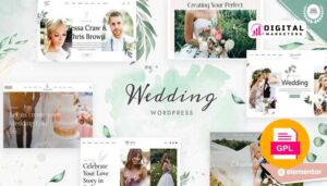 Wedding Industry Wedding Multipurpose Couple WP Theme v5.3 [GPL]