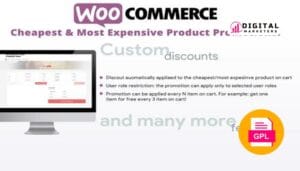 WooCommerce Cheapest & Most Expensive Product Promotions! v3.6 [GPL]