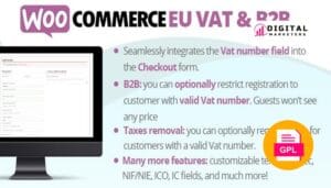 WooCommerce Eu Vat & B2B v12.5 [GPL]