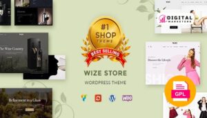 WooCommerce Multipurpose Responsive WordPress Theme WizeStore v1.14.5 [GPL]