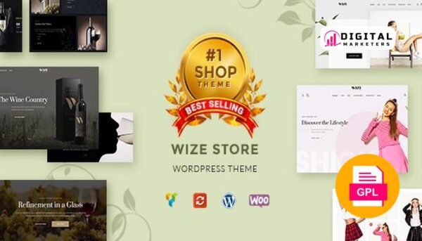 WooCommerce Multipurpose Responsive WordPress Theme WizeStore v1.14.5 [GPL]