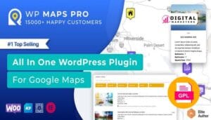 WordPress Plugin for Google MapsWP MAPS PRO v5.8.6 [GPL]