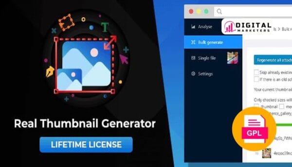 WordPress Real Thumbnail Generator: Efficiently force regenerate thumbnails in bulk (or single) v2.6.64 [GPL]