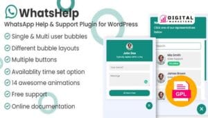 WordPress WhatsApp Support v2.5.0 [GPL]