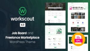 WorkScout Job Board & Freelance Marketplace WordPress Theme v4.0.5 [GPL]