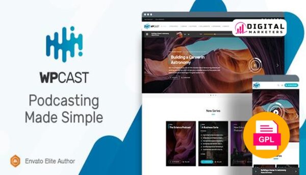 Wpcast Audio Podcast WordPress Theme v1.4.6 [GPL]