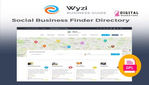 Wyzi Business Finder WordPress Directory Listing Theme v2.4.5 [GPL]