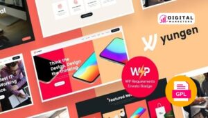 Yungen | Modern Digital Agency Business WordPress Theme v1.07 [GPL]