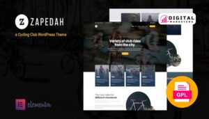 Zapedah Cycling Club WordPress Theme v1 [GPL]