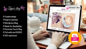 Zarja Feminine WordPress Blog Theme v2.2 [GPL]