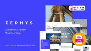 Zephys Architecture & Interior WordPress Theme v1.1.0 [GPL]