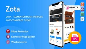 Zota Elementor Multi-Purpose WooCommerce Theme v1.3.7 [GPL]