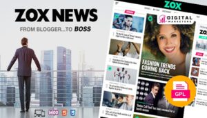 Zox News  Professional WordPress News & Magazine Theme v3.14.1 [GPL]