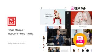 Zuka Clean, Minimal WooCommerce Theme v1.1.3 [GPL]