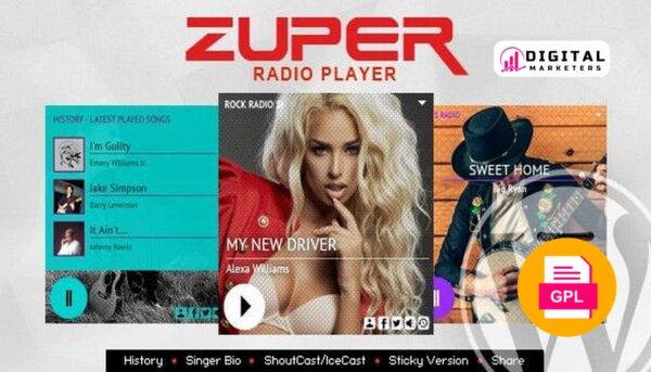 Zuper  Shoutcast and Icecast Radio Player v3.2 [GPL]
