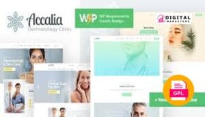 Accalia | Dermatology Clinic & Cosmetology WordPress Theme + Elementor v1.5.0 [GPL]